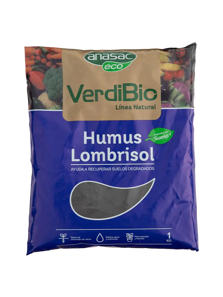 MEJORADOR SUELO HUMUS LOMBRISOL 1KG-ANASAC 1