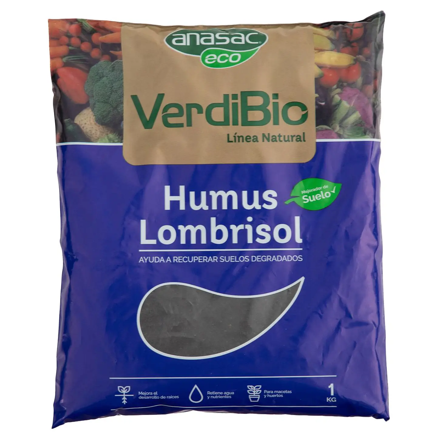 MEJORADOR SUELO HUMUS LOMBRISOL 1KG-ANASAC 1