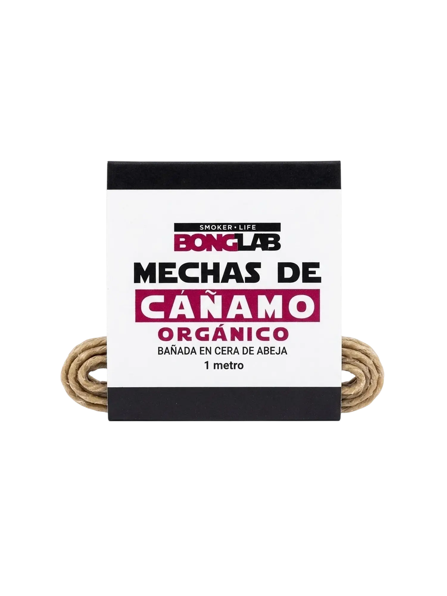 Mecha de Cañamo Orgánico y cera de avejas 1 Mt-Bonglab 3