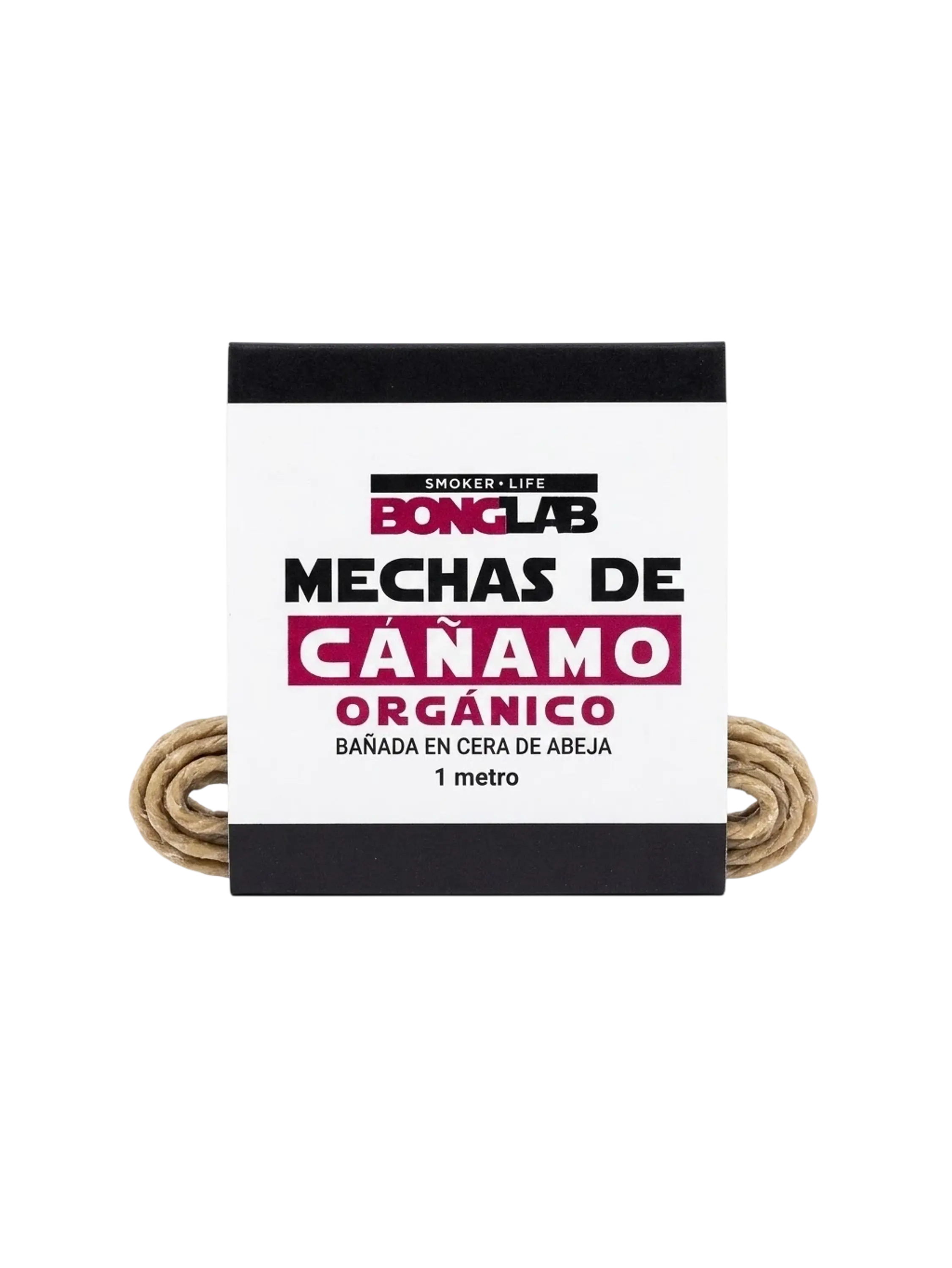 Mecha de Cañamo Orgánico y cera de avejas 1 Mt-Bonglab 3