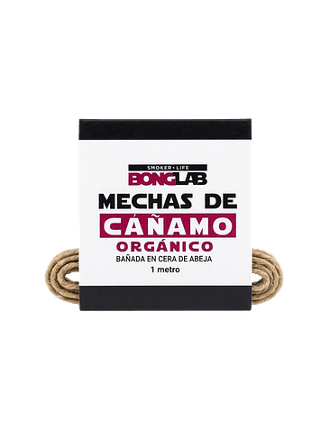 MECHA OVILLO CAÑAMO ORGÁNICO 1 MT-BONGLAB 1