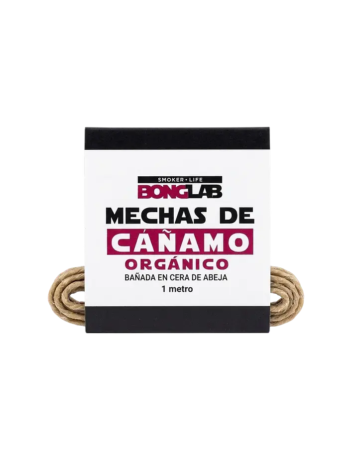 Mecha de Cañamo Orgánico y cera de avejas 1 Mt-Bonglab 3