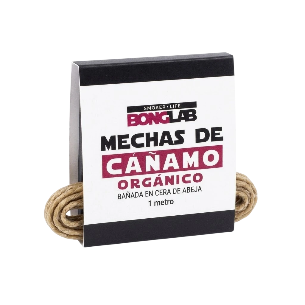 Mecha de Cañamo Orgánico y cera de avejas 1 Mt-Bonglab 1