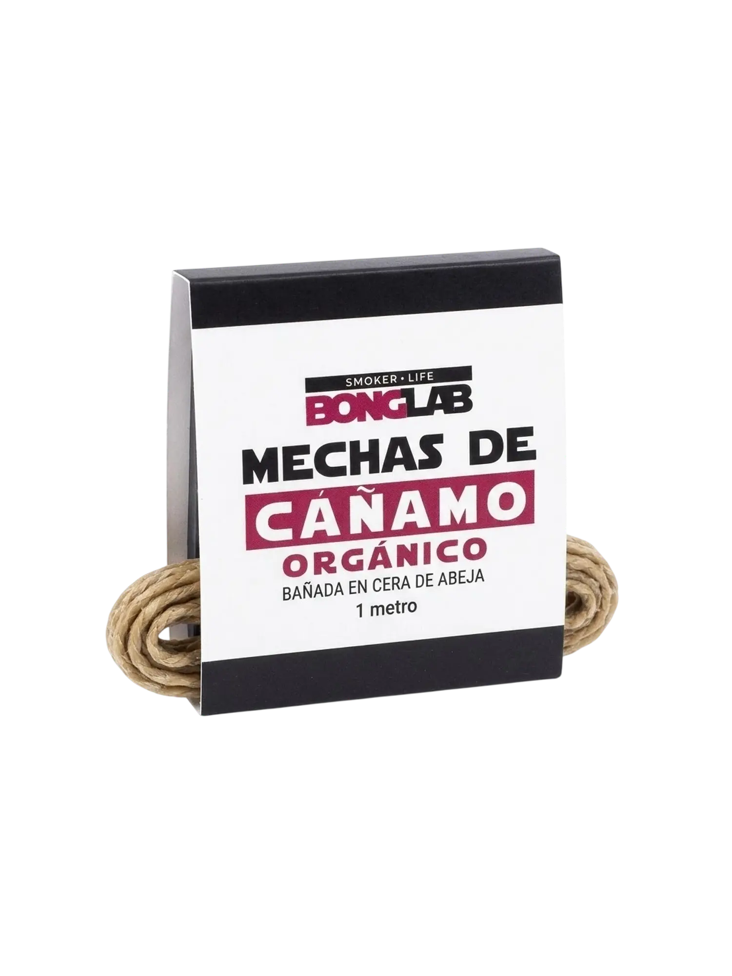 Mecha de Cañamo Orgánico y cera de avejas 1 Mt-Bonglab 1