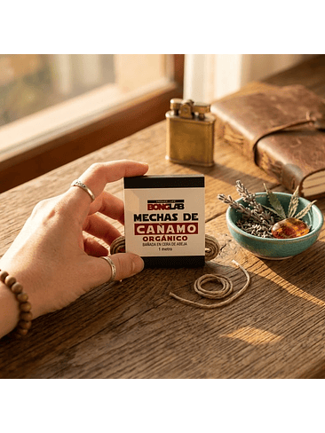 MECHA OVILLO CAÑAMO ORGÁNICO 1 MT-BONGLAB 4