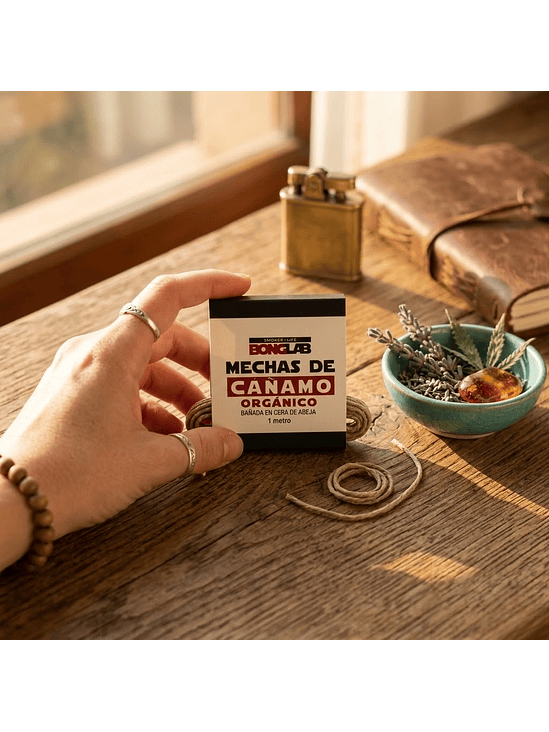 MECHA OVILLO CAÑAMO ORGÁNICO 1 MT-BONGLAB 4