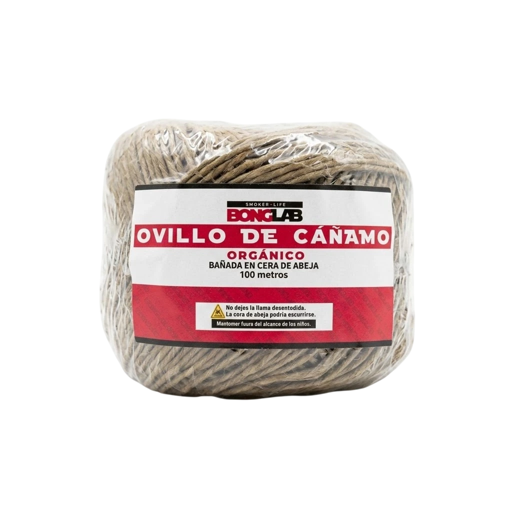 MECHA OVILLO CAÑAMO ORGÁNICO 100MT-BONGLAB 1