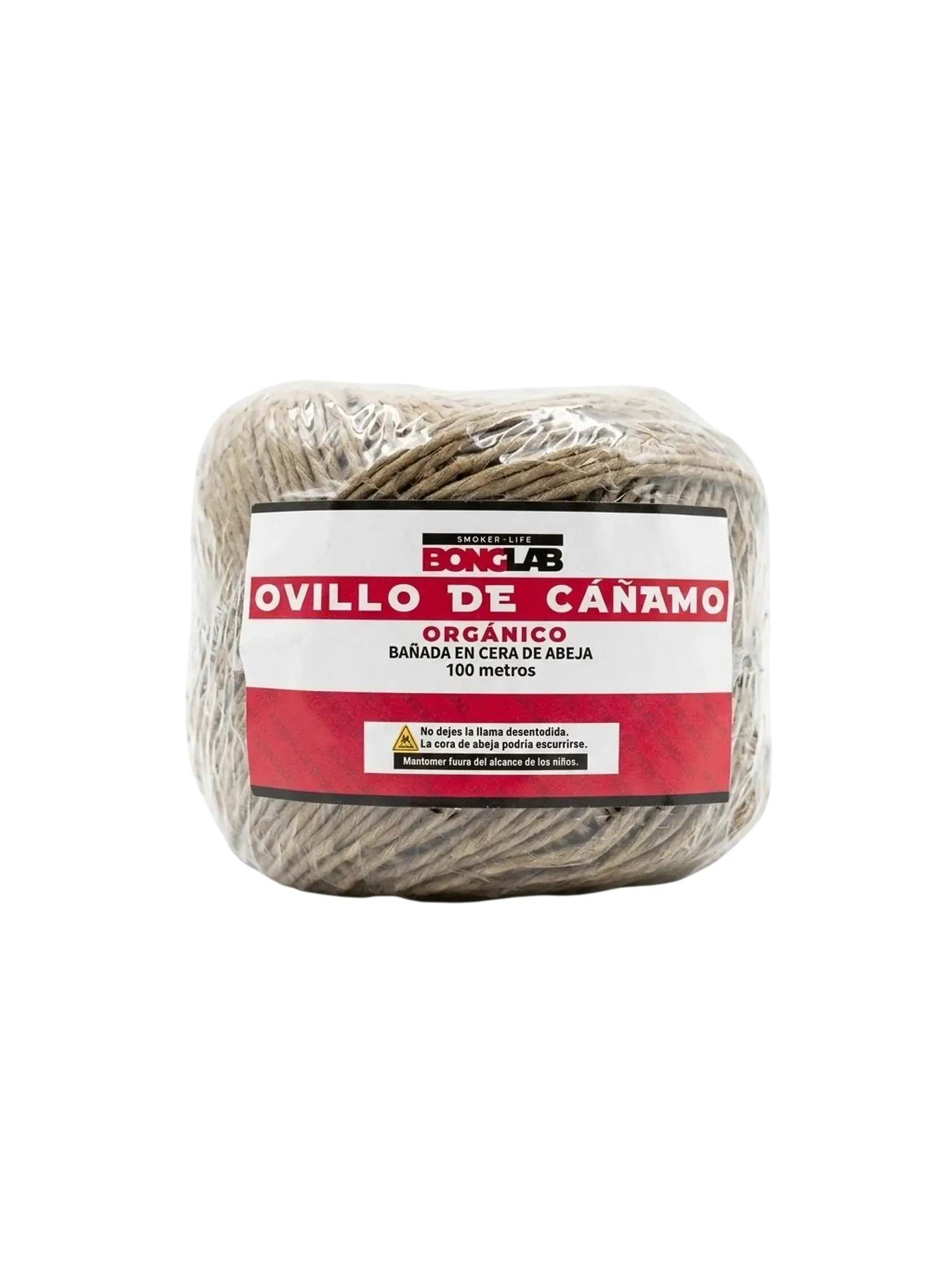 MECHA OVILLO CAÑAMO ORGÁNICO 100MT-BONGLAB 1