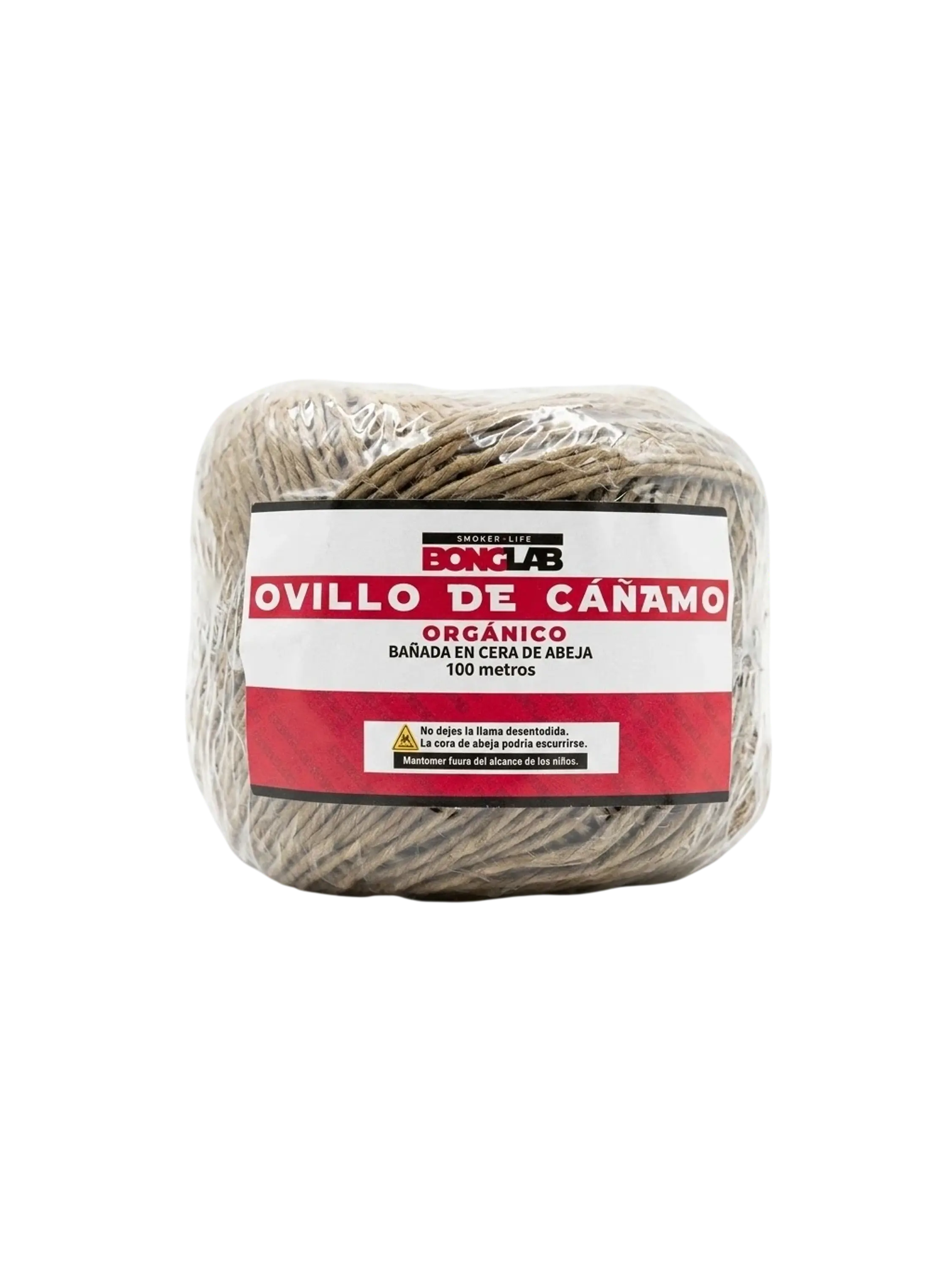 MECHA OVILLO CAÑAMO ORGÁNICO 100MT-BONGLAB 1