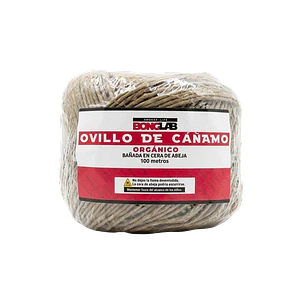 MECHA OVILLO CAÑAMO ORGÁNICO 100MT-BONGLAB