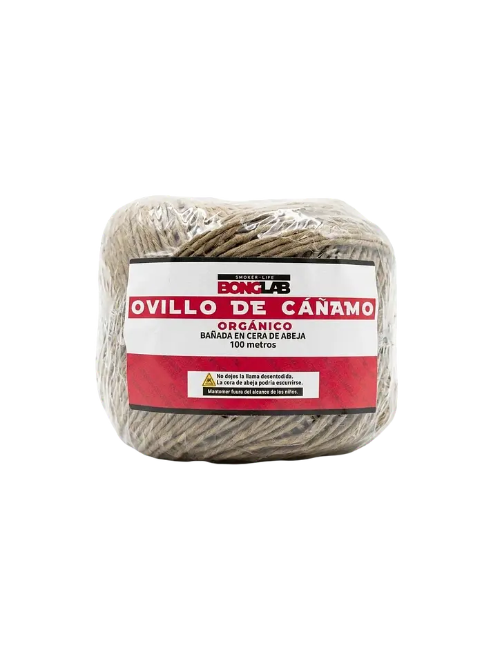 MECHA OVILLO CAÑAMO ORGÁNICO 100MT-BONGLAB 1