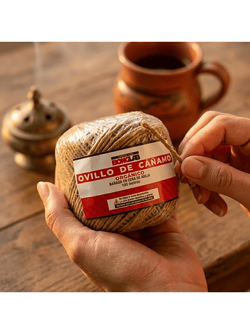 MECHA OVILLO CAÑAMO ORGÁNICO 100MT-BONGLAB 2