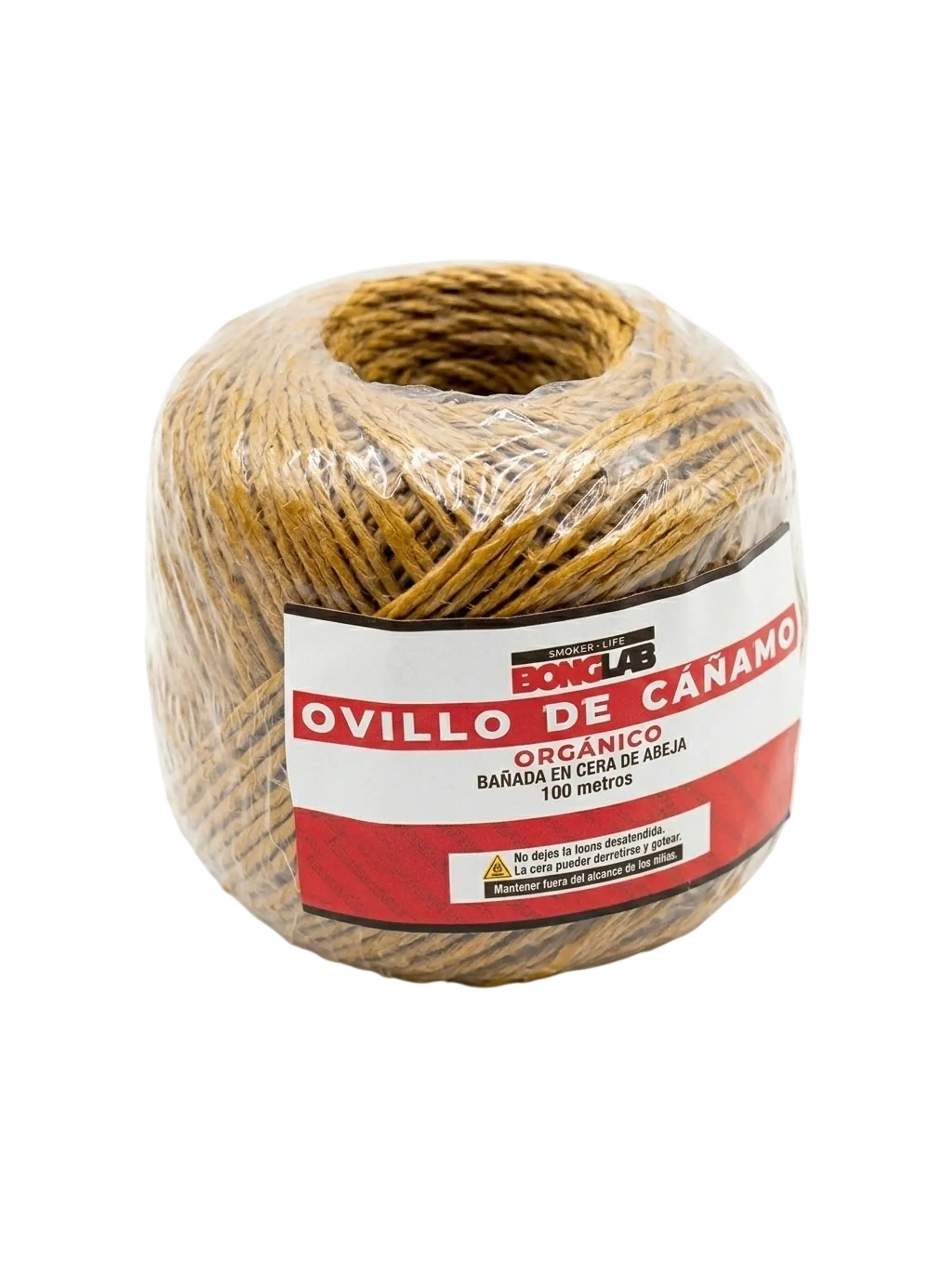 MECHA OVILLO CAÑAMO ORGÁNICO 100MT-BONGLAB 3