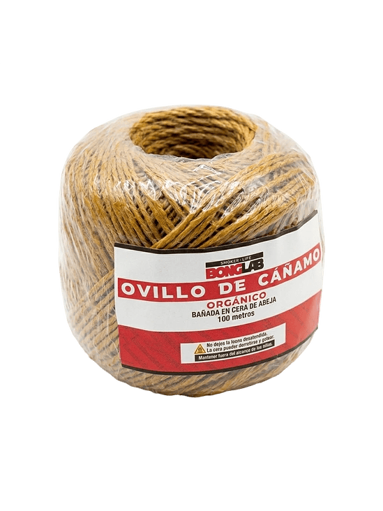 MECHA OVILLO CAÑAMO ORGÁNICO 100MT-BONGLAB 3