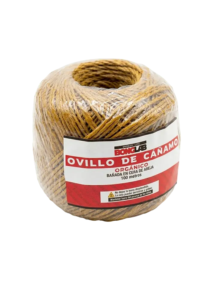 MECHA OVILLO CAÑAMO ORGÁNICO 100MT-BONGLAB 3