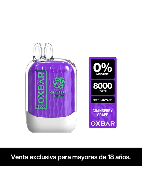 VAPORIZADOR G8000 ZERO -OXBAR 6