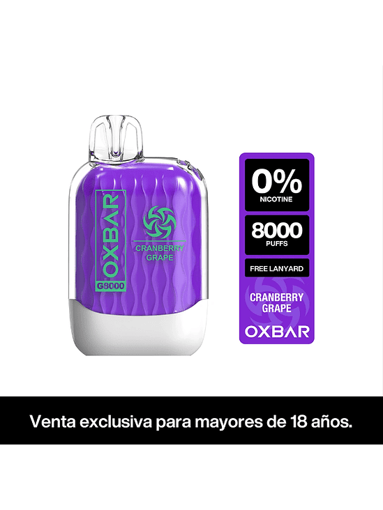 VAPORIZADOR G8000 ZERO -OXBAR 6