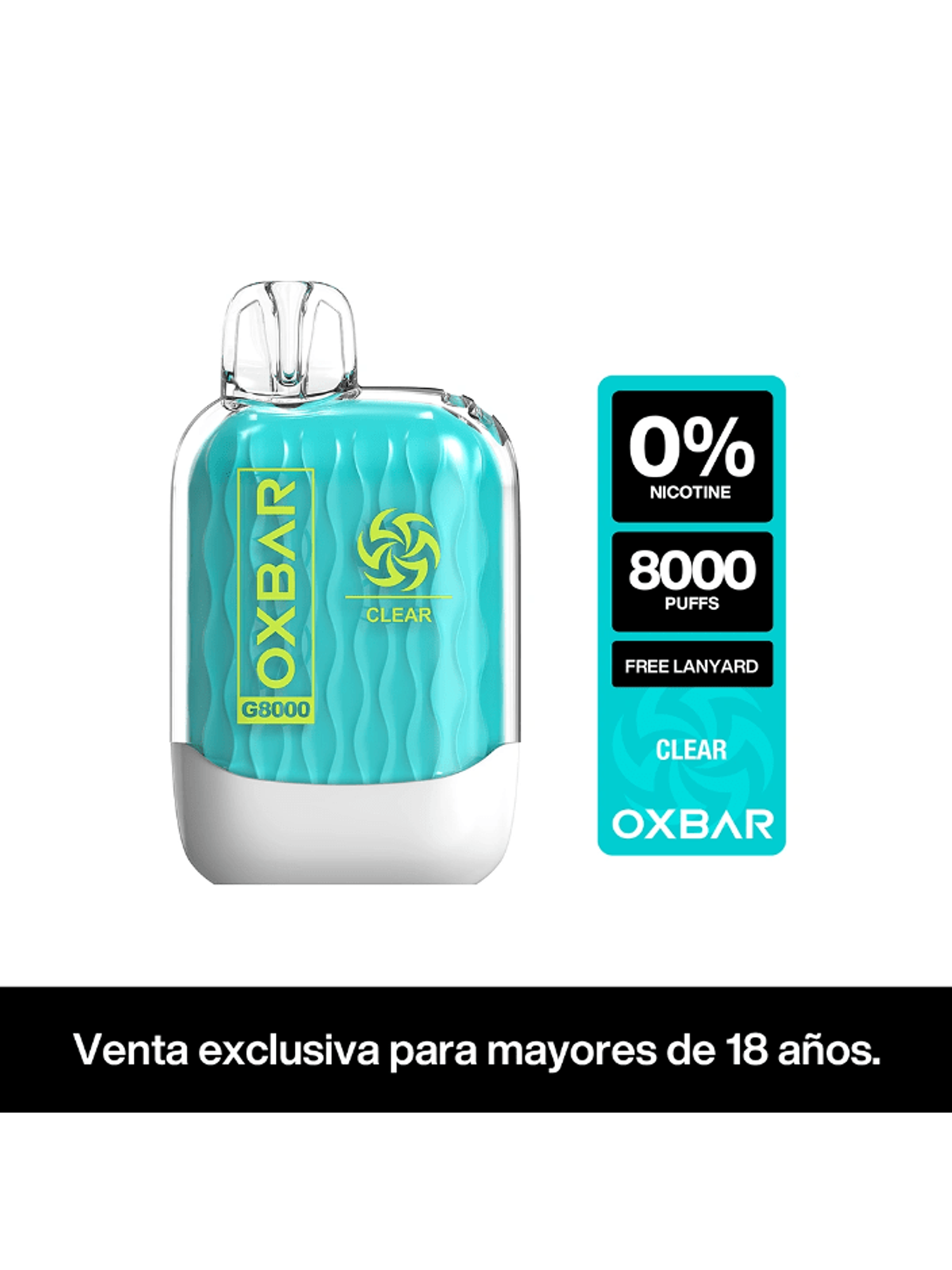 VAPORIZADOR G8000 ZERO -OXBAR 4