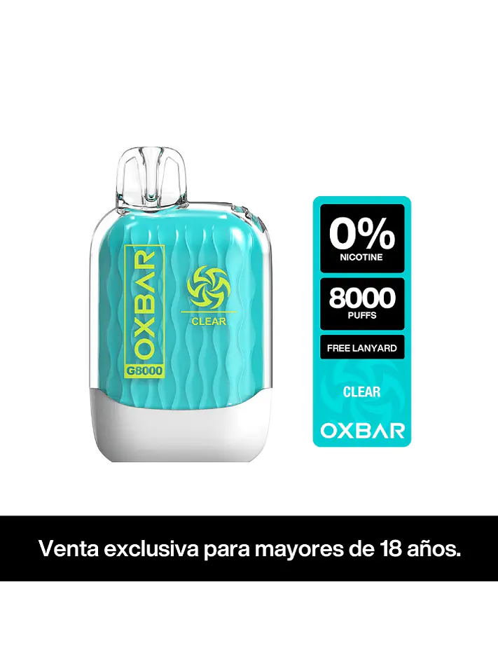VAPORIZADOR G8000 ZERO -OXBAR 4
