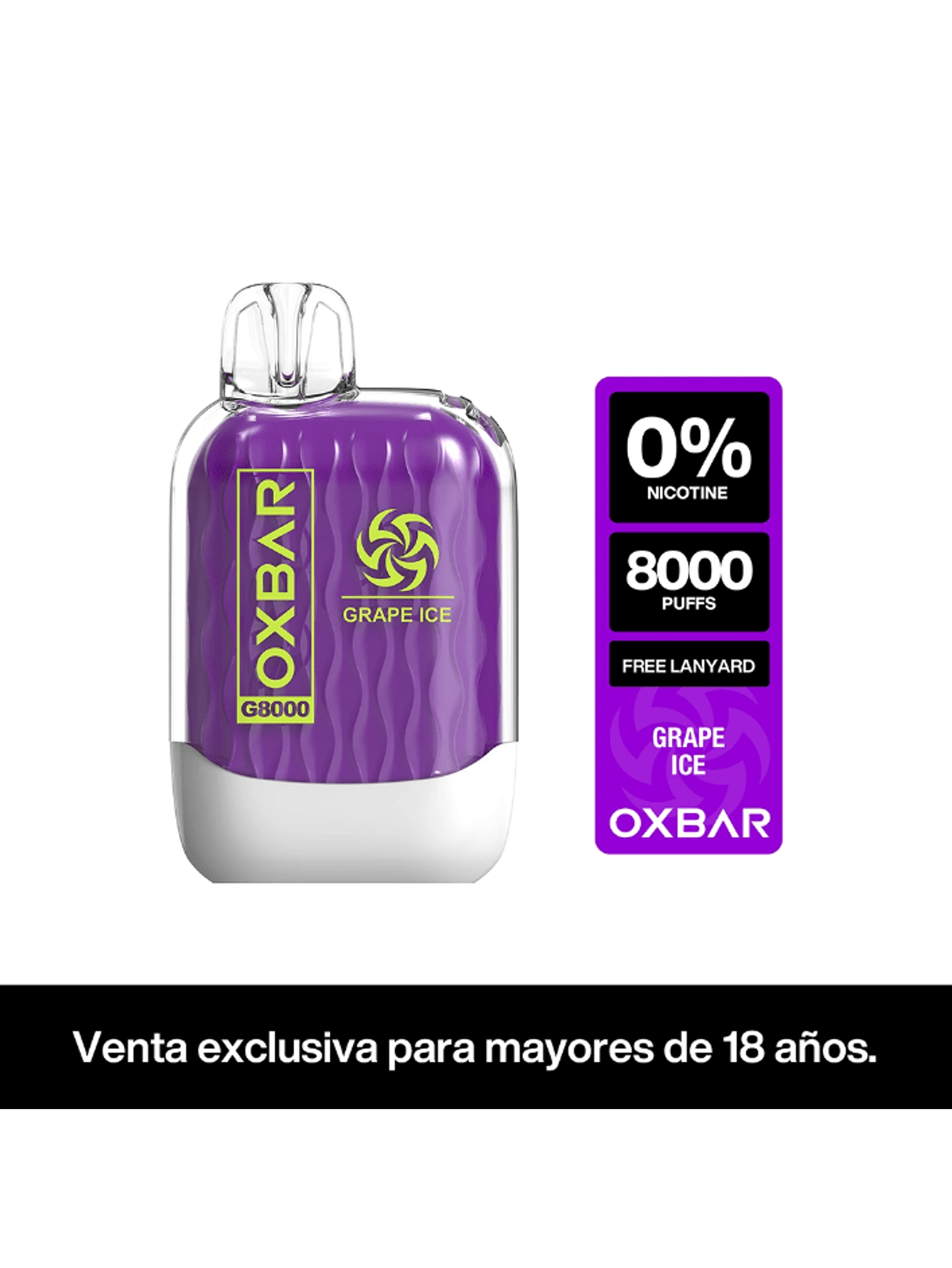 VAPORIZADOR G8000 ZERO -OXBAR 1