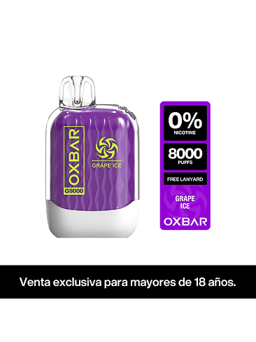 VAPORIZADOR G8000 ZERO -OXBAR 1