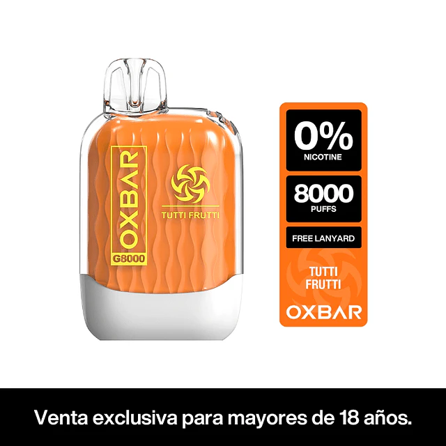 VAPORIZADOR G8000 ZERO -OXBAR