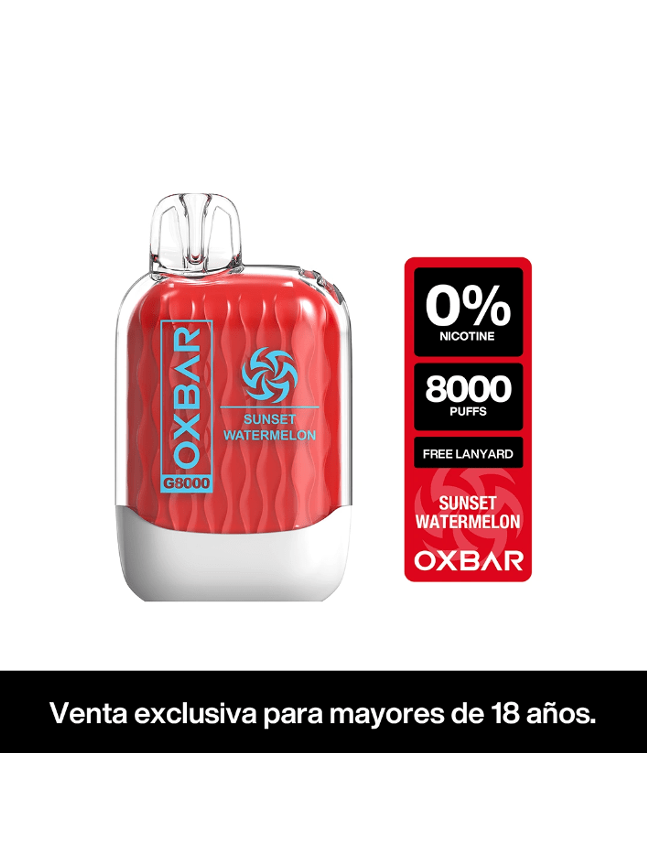 VAPORIZADOR G8000 ZERO -OXBAR 3