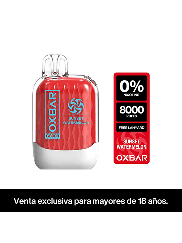 VAPORIZADOR G8000 ZERO -OXBAR 3