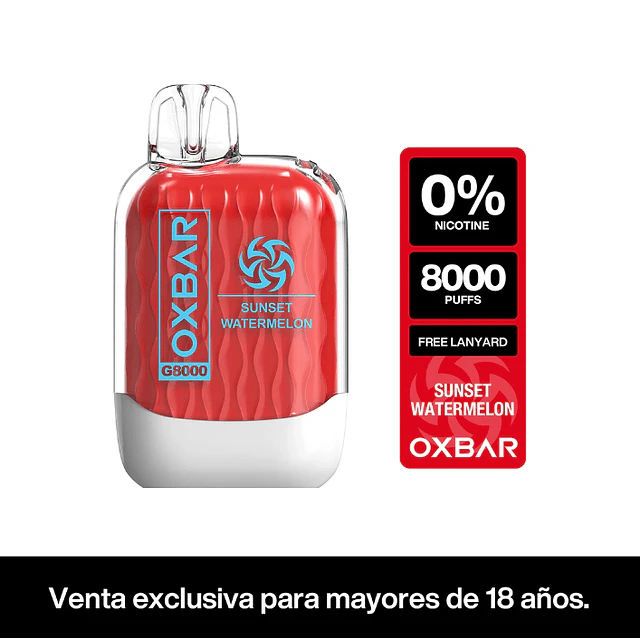 VAPORIZADOR G8000 ZERO -OXBAR