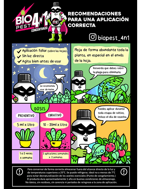 Antiplaga Concentrado 4 En 1 -Biopest 9