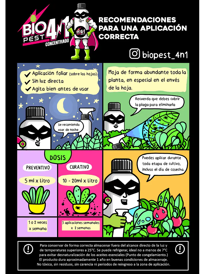 Antiplaga Concentrado 4 En 1 -Biopest 9