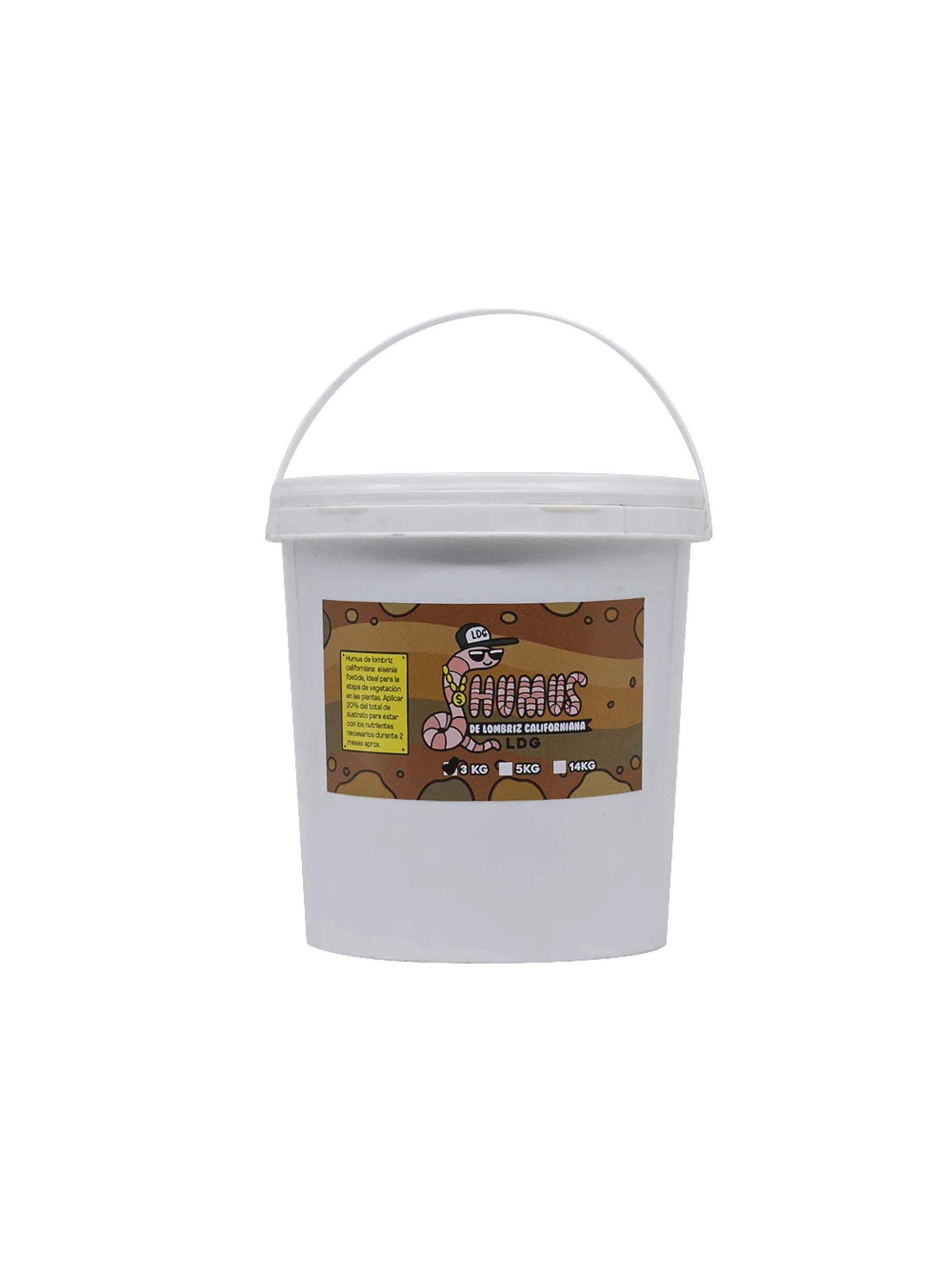 Humus De Lombriz Californiana 14Kg-Ldg 3