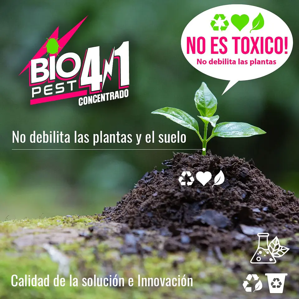 Recarga Antiplaga Concentrado 4 En 1 1Lt-Biopest 6