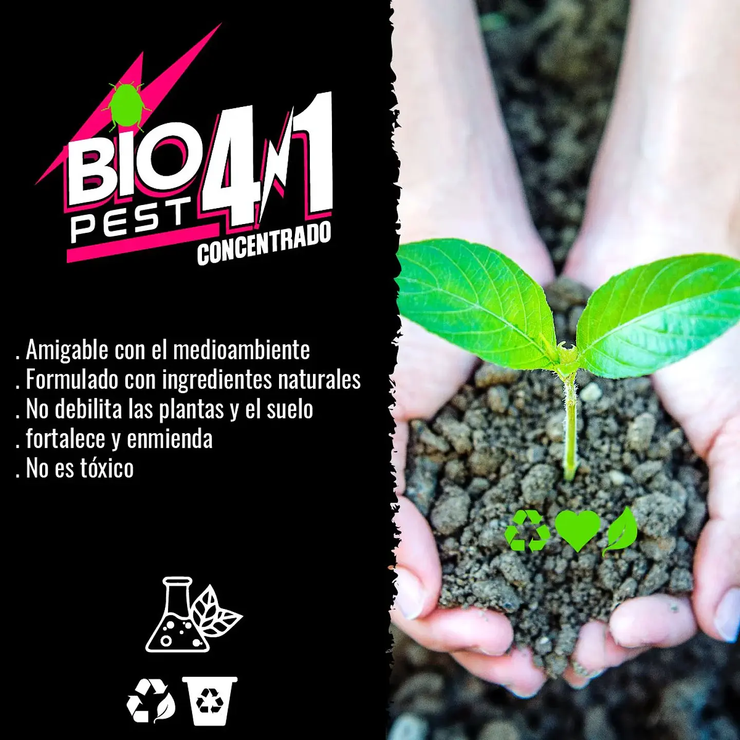 Recarga Antiplaga Concentrado 4 En 1 1Lt-Biopest 7
