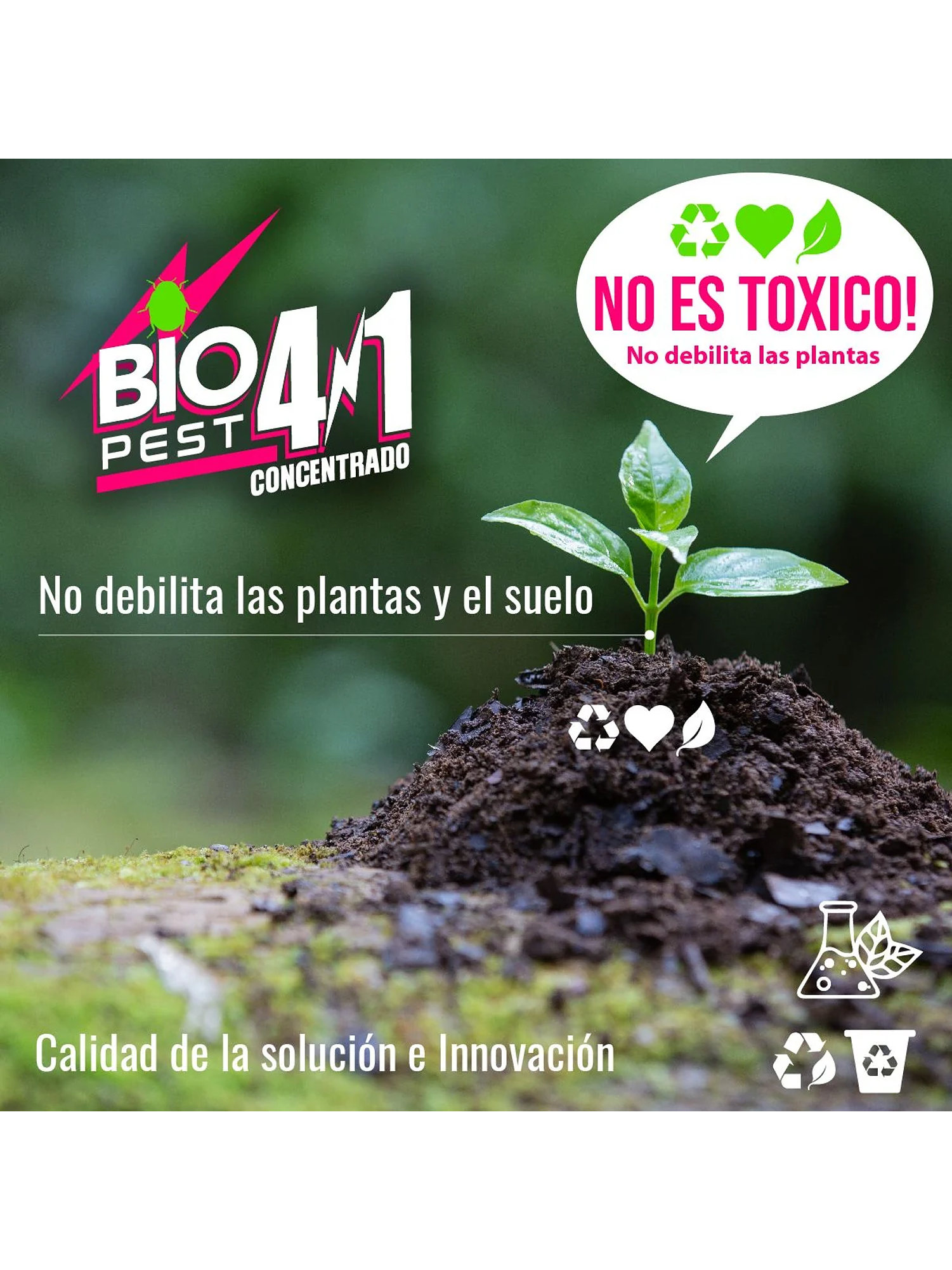 Recarga Antiplaga Concentrado 4 En 1 1Lt-Biopest 10