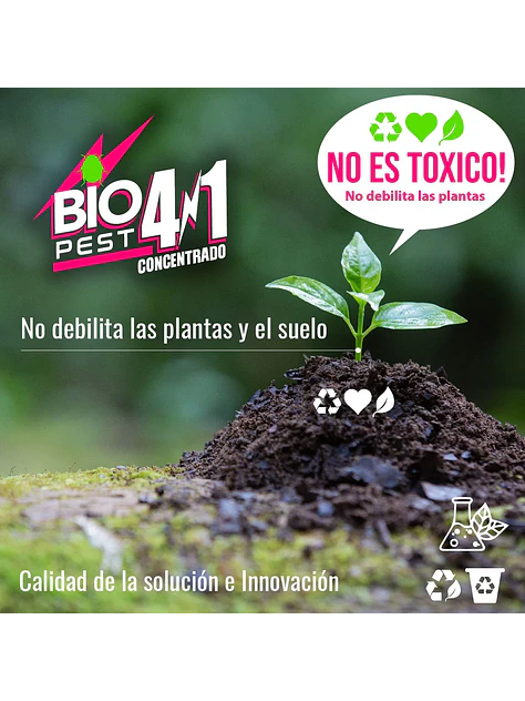 Recarga Antiplaga Concentrado 4 En 1 1Lt-Biopest 10