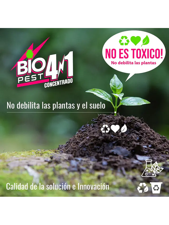 Recarga Antiplaga Concentrado 4 En 1 1Lt-Biopest 10