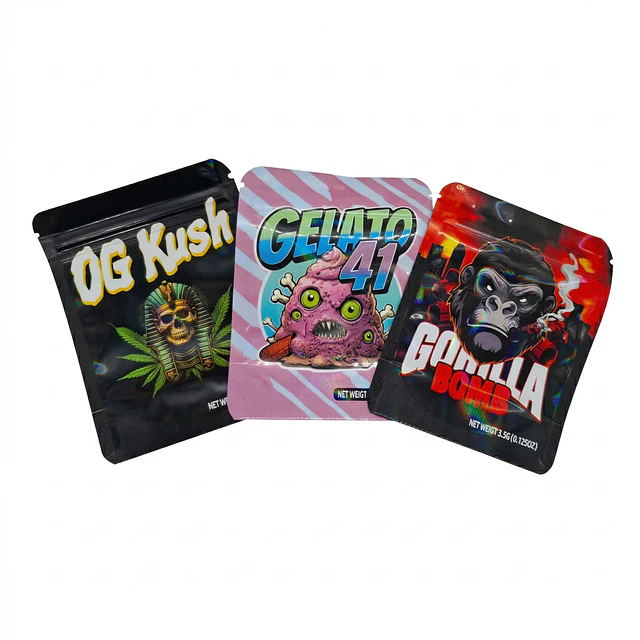 Bolsa Hermética Pequeña 3.5gr Diseños Varios