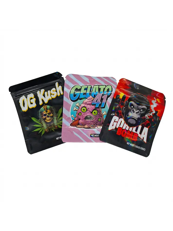 Bolsa Hermética Pequeña 3.5gr Diseños Varios 3