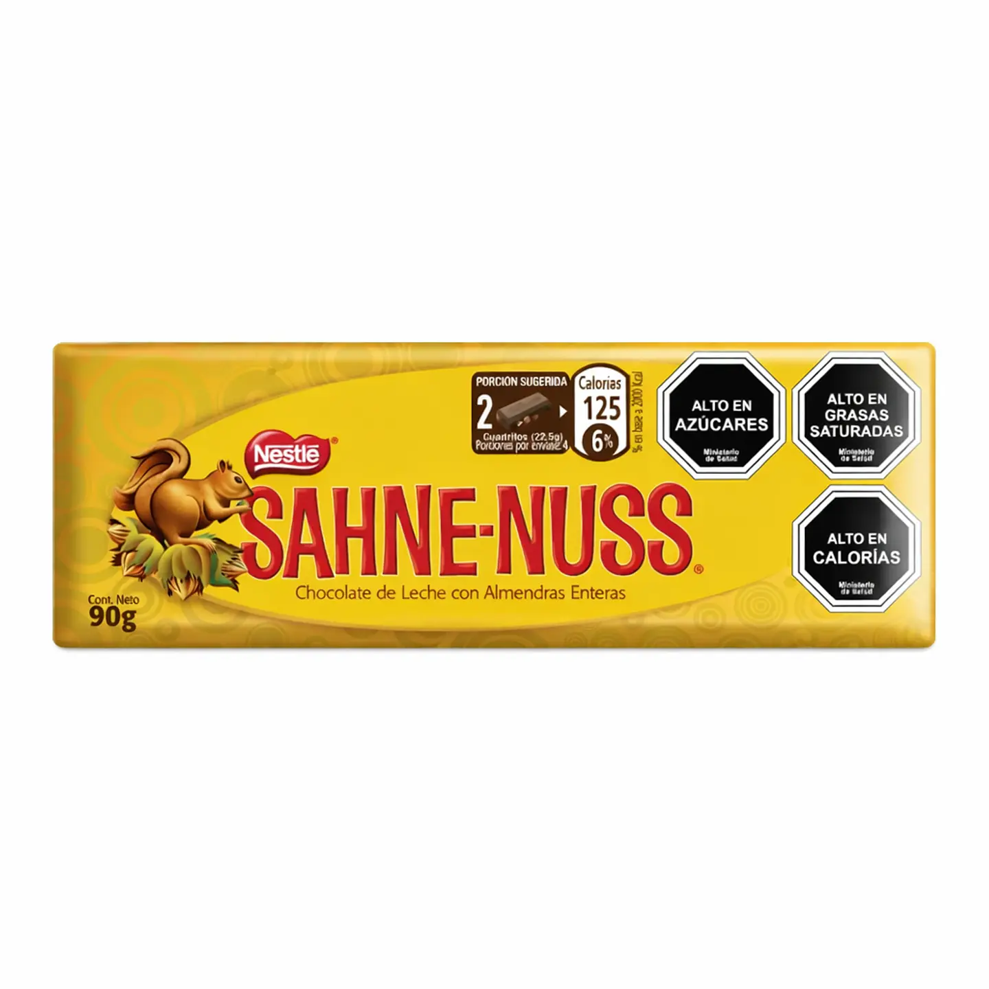 Chocolate de leche Sahne Nuss con almendras 90 g- Nestlé 1
