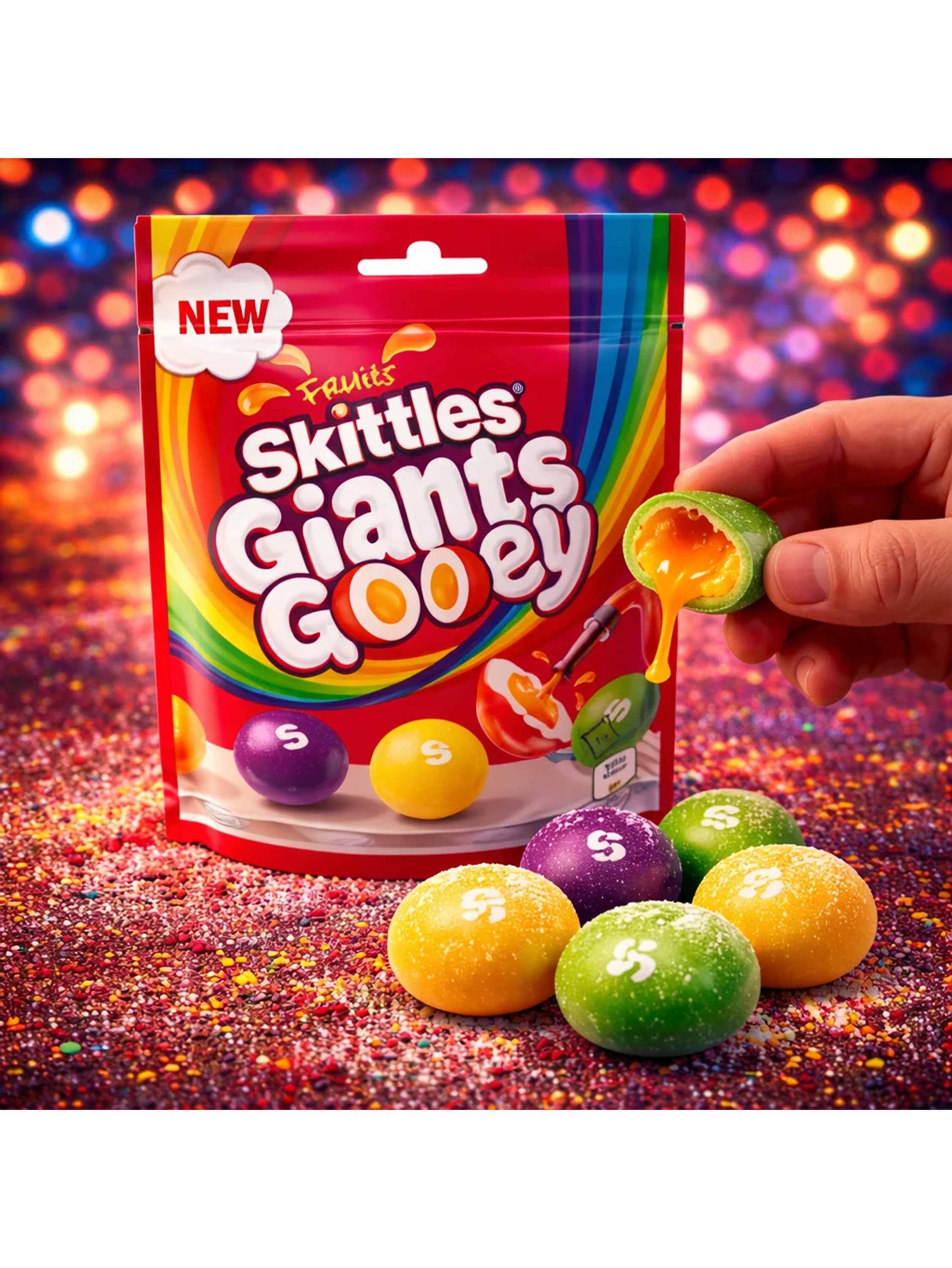 Caramelos Gigantes Skittles Fruits Giant Gooey 2