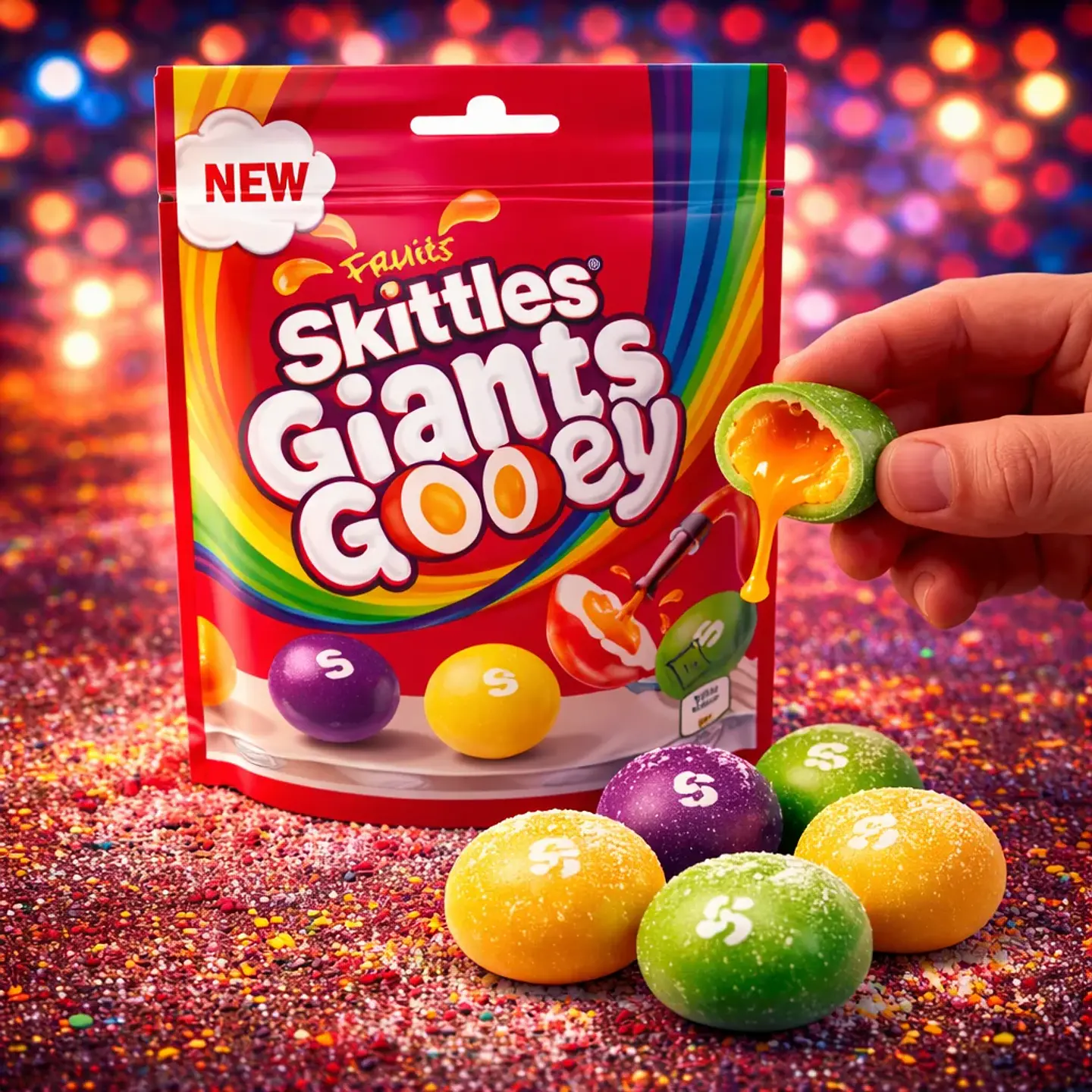 Caramelos Gigantes Skittles Fruits Giant Gooey 2