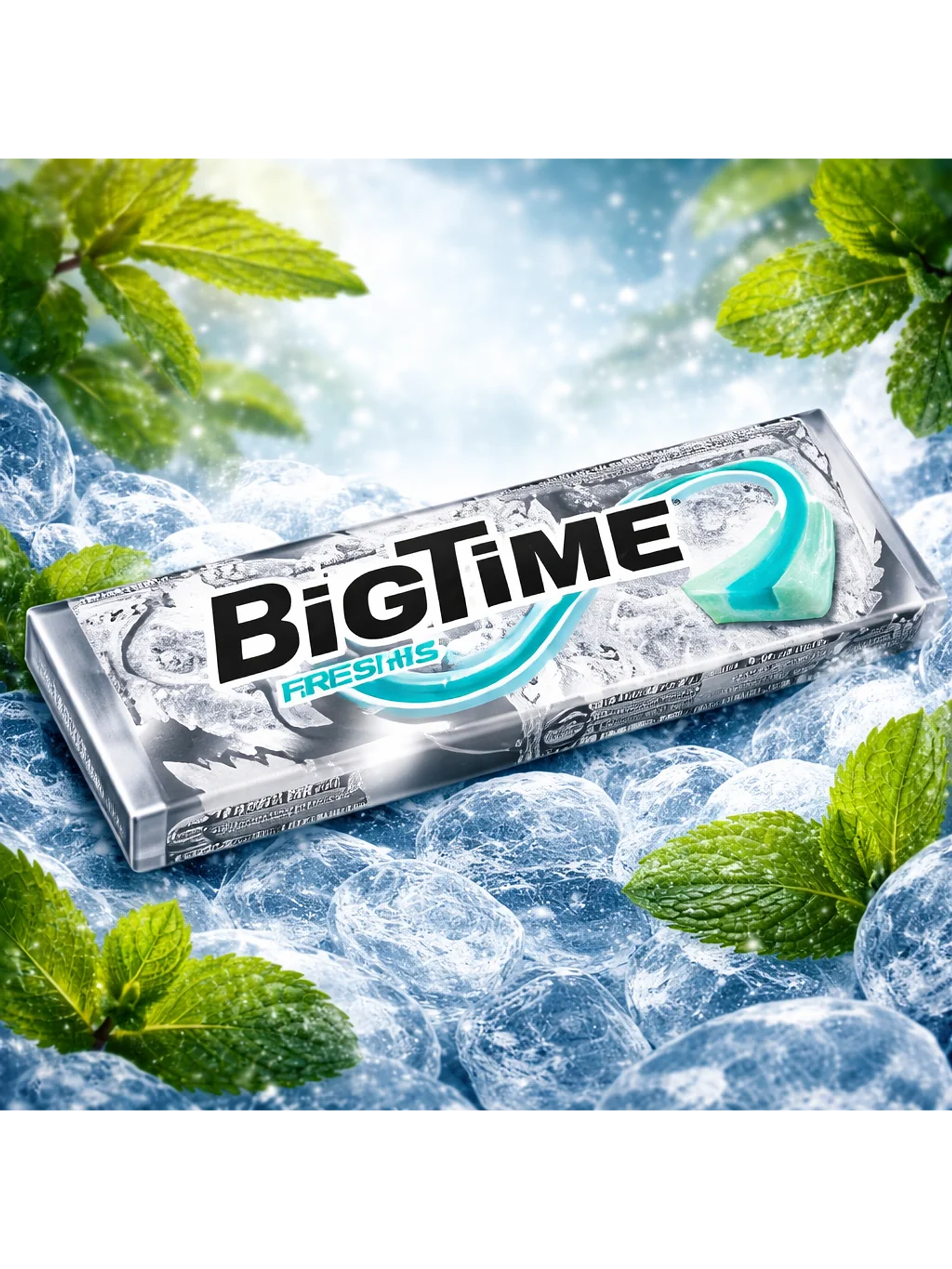 Chicle Bigtime Fresh Ice 11Gr 2