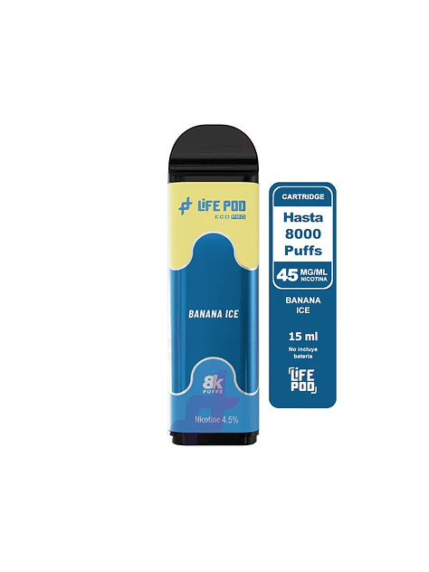Eco Pro Cartrige 8000 Puff 4,5%/45Mg - Life Pod 1