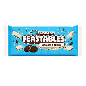 Chocolate Mr Beast Feastables Cookies & Cream 60G