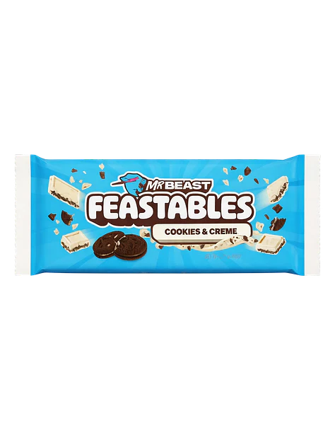 Chocolate Mr Beast Feastables Cookies & Cream 60G 1