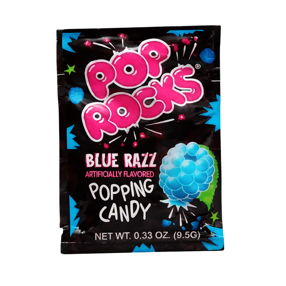 Caramelos en polvo Pop Rocks Blue Razz 9G 1