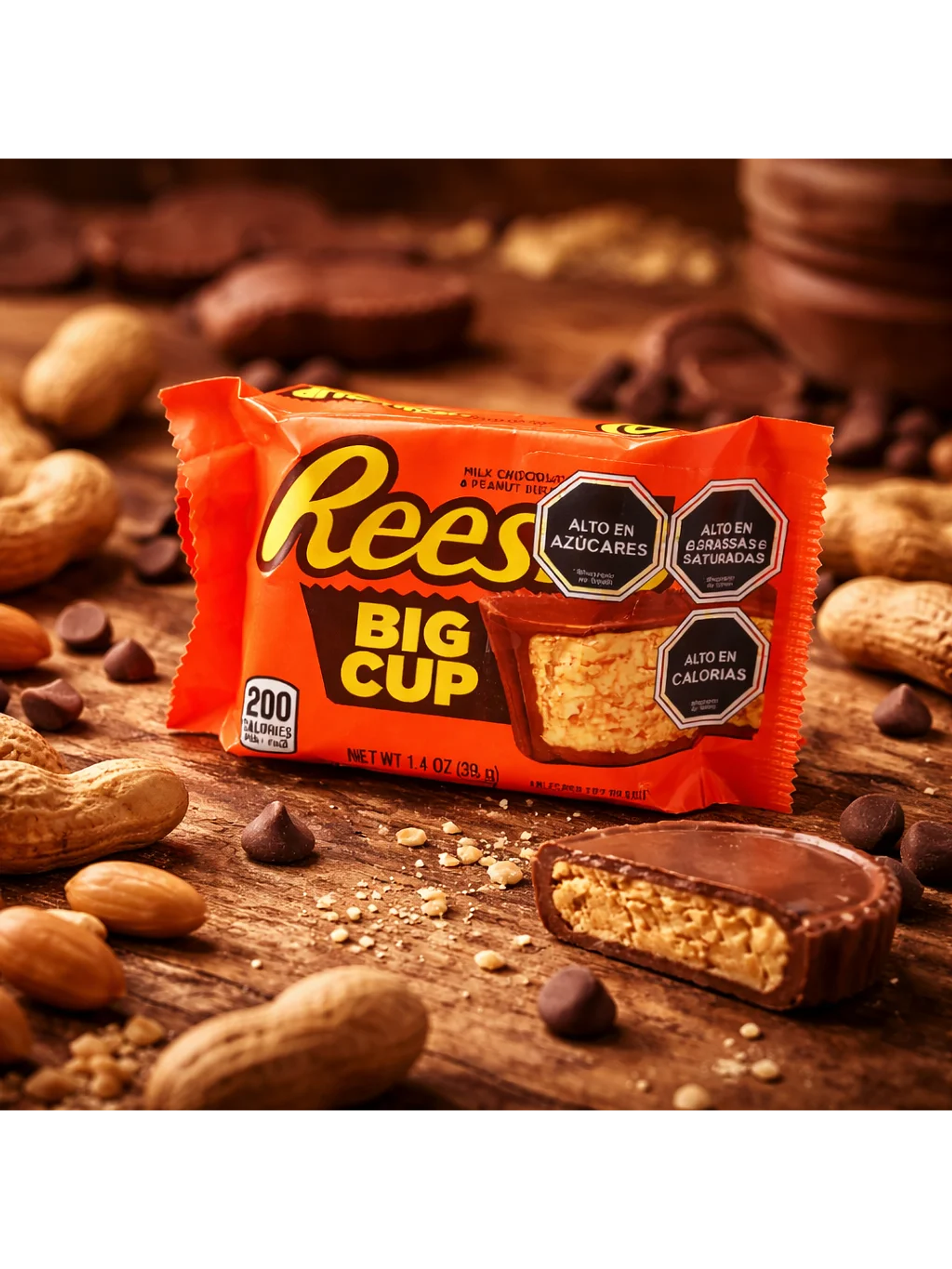 Chocolate Con Mani Big Cup 39G- Reeses´S 2