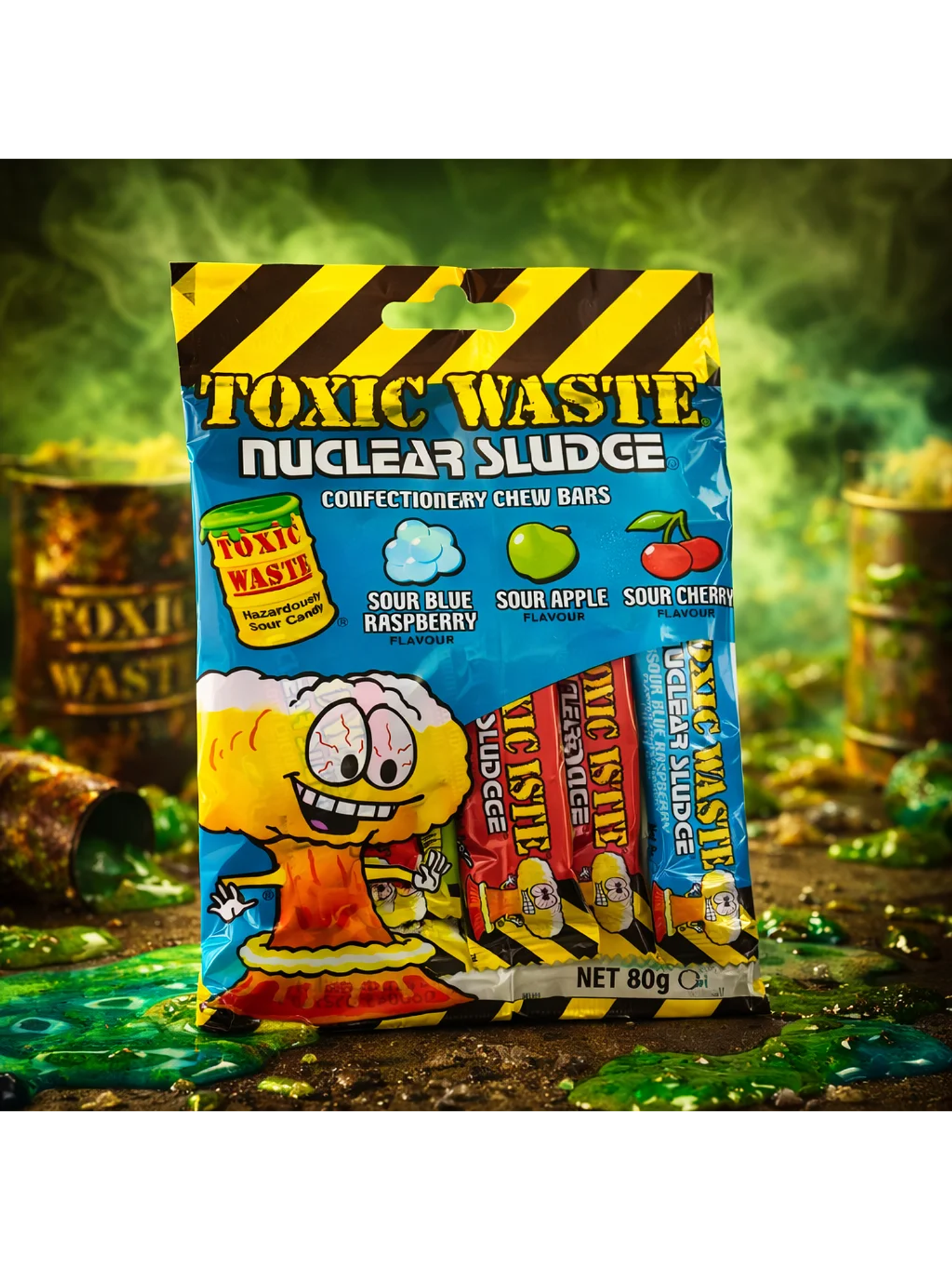 Dulces Ultra Acidos Nuclear Sludge Bars 42G- Toxic Waste 2