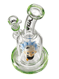 Bong Pyrex Rick & Morty Rig Rick Sanchez Perc 24cm- Calvo Glass - Miniatura 3